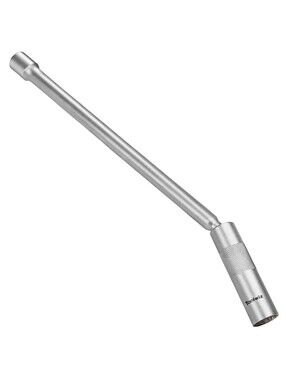 Toolwiz 14mm, 3/8", 12" Extension 360 Swivel Thin Wall Magnet Spark Plug Socket